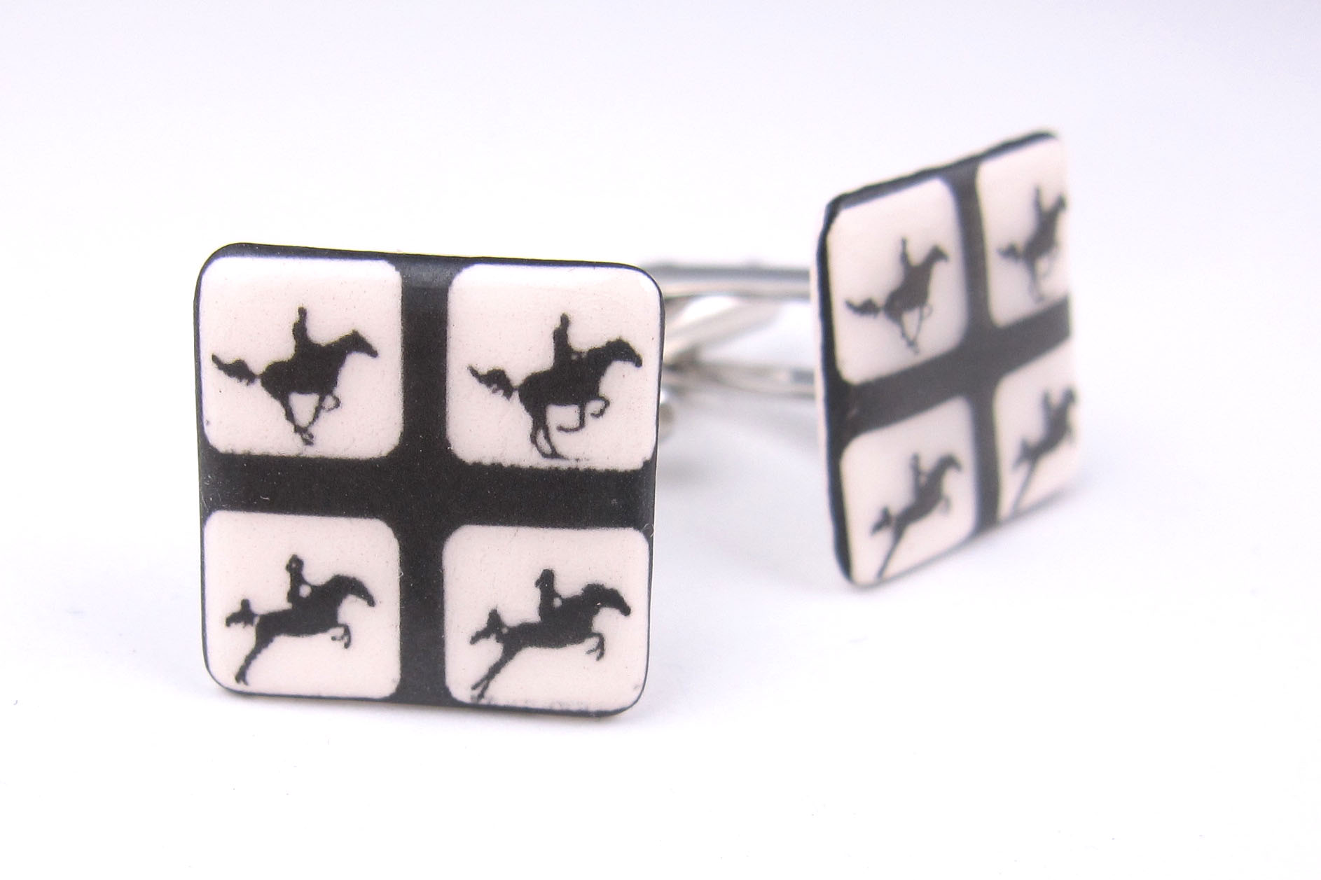 Muybridge Horses cufflinks